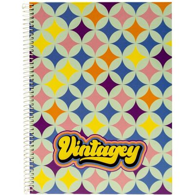 Τετράδιο Σπιράλ Vintagey Sparks A4 80 Φύλλων Ancor An132168 Τετράδιο Σπιράλ Vintagey Sparks A4 80 Φύλλων Ancor An132168