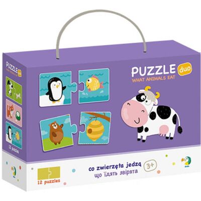 DODO Puzzle Duo What Animals Eat – Τι Τρωνε Τα Ζωακια D DODO Puzzle Duo What Animals Eat – Τι Τρωνε Τα Ζωακια D