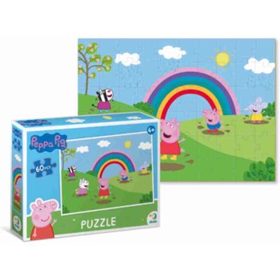 DODO Peppa Pig – Βροχη Και Ουρανιο Τοξο 60τεμ DODO Peppa Pig – Βροχη Και Ουρανιο Τοξο 60τεμ