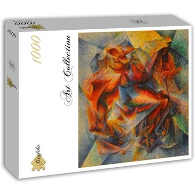 Grafika-T-02219-Umberto Boccioni: Dinamismo Di Un Ciclista È Un Dipinto, 1913-Puzzle 1000 Pieces Grafika-T-02219-Umberto Boccioni: Dinamismo Di Un Ciclista È Un Dipinto, 1913-Puzzle 1000 Pieces