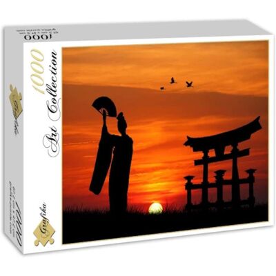 Grafika-T-02257-Geishas Au Soleil Couchant-Puzzle 1000 Pieces Grafika-T-02257-Geishas Au Soleil Couchant-Puzzle 1000 Pieces