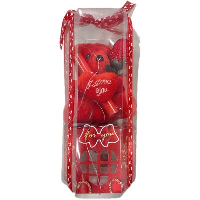 OEM Λούτρινο Αρκουδάκι Αγάπης Κόκκινο Valentine'S Day Gift Box Με Φως OEM Λούτρινο Αρκουδάκι Αγάπης Κόκκινο Valentine'S Day Gift Box Με Φως