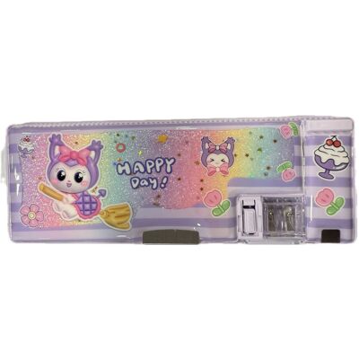 OEM Κασετίνα Vintage Happy Day Με Strass Kuromi (Τυχαίο Σχέδιο) Μωβ OEM Κασετίνα Vintage Happy Day Με Strass Kuromi (Τυχαίο Σχέδιο) Μωβ