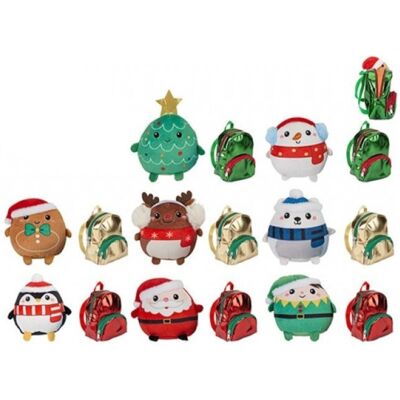 Λούτρινο Pms Micro Backpack Christmas Surprise 11cm Λούτρινο Pms Micro Backpack Christmas Surprise 11cm