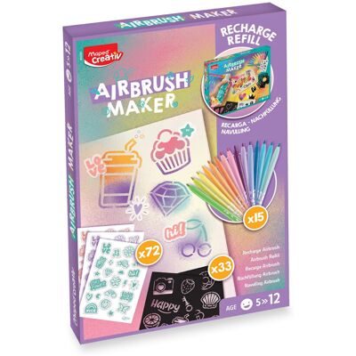 Creative Maped Ανταλλακτικό Σετ Αερογράφου Γκράφιτι 906980 Creative Maped Ανταλλακτικό Σετ Αερογράφου Γκράφιτι 906980