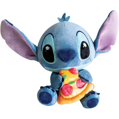Λούτρινο Disney Stitch Με Πίτσα 23cm 2400562 Λούτρινο Disney Stitch Με Πίτσα 23cm 2400562