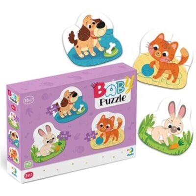 Puzzle Dodo 3 In 1 Pets Κατοικίδια Puzzle Dodo 3 In 1 Pets Κατοικίδια