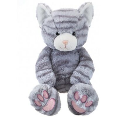 Λούτρινη Pms Γάτα Γκρι Luxury Plush Floppies Grey Cat 36cm Λούτρινη Pms Γάτα Γκρι Luxury Plush Floppies Grey Cat 36cm