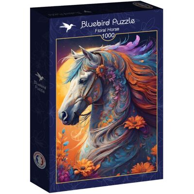 Bluebird Puzzle Floral Horse 1000 Τεμάχια 90931 Bluebird Puzzle Floral Horse 1000 Τεμάχια 90931