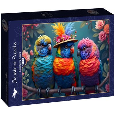 Bluebird Puzzle Rainbow Parrots 1000 Τεμάχια 91045 Bluebird Puzzle Rainbow Parrots 1000 Τεμάχια 91045