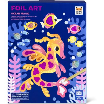 TIGER TRIBE Σετ Κατασκευής Foil Art – Ocean Magic TIGER TRIBE Σετ Κατασκευής Foil Art – Ocean Magic
