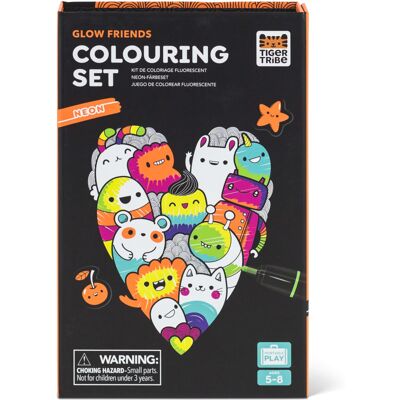 TIGER TRIBE Σετ Δραστηριοτήτων – Neon Colouring Set Glow Friends TIGER TRIBE Σετ Δραστηριοτήτων – Neon Colouring Set Glow Friends