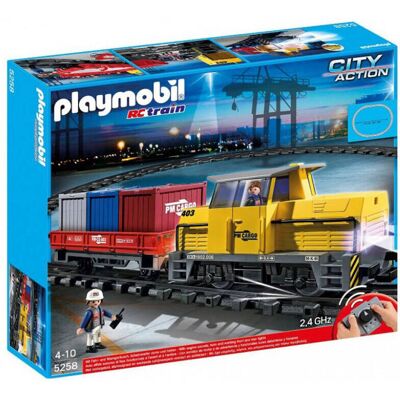 Playmobil 5258-Εμπορευματοφόρο Τρένο Rc Με Φώτα Και Ήχους. Playmobil 5258-Εμπορευματοφόρο Τρένο Rc Με Φώτα Και Ήχους.