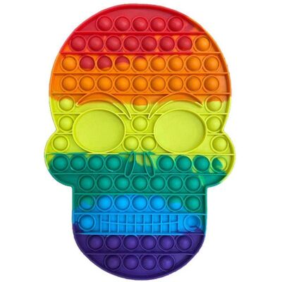 OEM Fidget Pop It Nεκροκεφαλη Πολυχρωμη OEM Fidget Pop It Nεκροκεφαλη Πολυχρωμη