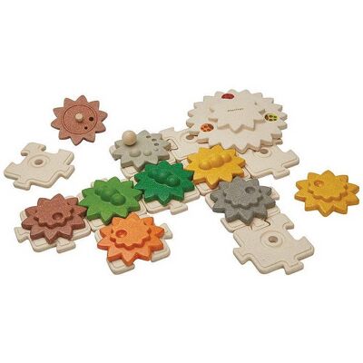 Plan Toys Plan.5394 Γρανάζια & Παζλ Μεγάλο Plan Toys Plan.5394 Γρανάζια & Παζλ Μεγάλο