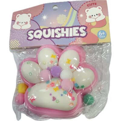 OEM Antistress Pinch Squishy Πατούσα Δίχρωμη Με Strass 10x9x3 Cm Ροζ OEM Antistress Pinch Squishy Πατούσα Δίχρωμη Με Strass 10x9x3 Cm Ροζ