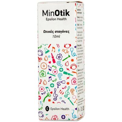 Epsilon Health Minotik σταγόνες αυτιών - 10ml Epsilon Health Minotik σταγόνες αυτιών - 10ml