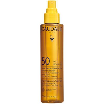 Caudalie High Protection Glow Oil SPF50 για Πρόσωπο, Σώμα & Μαλλιά, 150ml Caudalie High Protection Glow Oil SPF50 για Πρόσωπο, Σώμα & Μαλλιά, 150ml