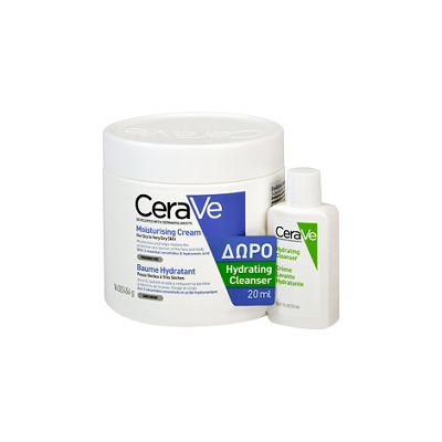CeraVe Promo Moisturising Lotion Ενυδατικό Γαλάκτωμα Προσώπου & Σώματος, 454g & ΔΩΡΟ Hydrating Cleanser Κρέμα Καθαρισμού Προσώπου & Σώματος, 20ml CeraVe Promo Moisturising Lotion Ενυδατικό Γαλάκτωμα Προσώπου & Σώματος, 454g & ΔΩΡΟ Hydrating Cleanser Κρέμα Καθαρισμού Προσώπου & Σώματος, 20ml