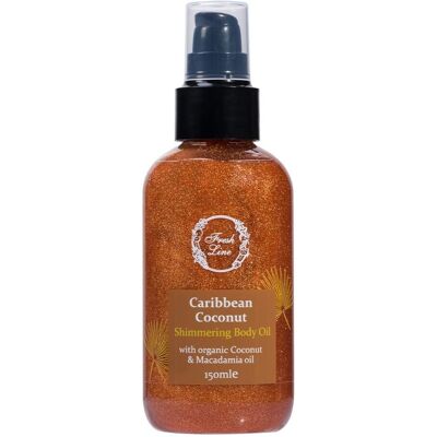Fresh Line Caribbean Coconut Shimmering Body Oil - Ξηρό Λάδι Λάμψης Σώματος Καρύδα 150ml Fresh Line Caribbean Coconut Shimmering Body Oil - Ξηρό Λάδι Λάμψης Σώματος Καρύδα 150ml