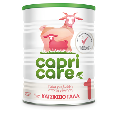 Capricare No1 Γάλα κατσικίσιου γάλακτος για βρέφη 400 g Capricare No1 Γάλα κατσικίσιου γάλακτος για βρέφη 400 g