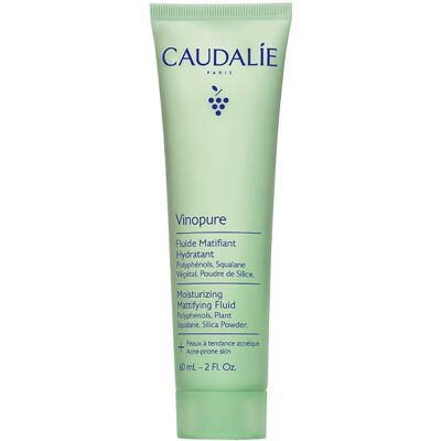 Caudalie Vinopure Moisturizing Mattifying Fluid Ενυδατική Κρέμα Προσώπου για Επιδερμίδες με Τάση Ακμής, 60ml Caudalie Vinopure Moisturizing Mattifying Fluid Ενυδατική Κρέμα Προσώπου για Επιδερμίδες με Τάση Ακμής, 60ml