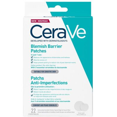 CeraVe Blemish Barrier Patches Αυτοκόλλητα Επιθέματα Κατά Των Ατελειών 22τμχ CeraVe Blemish Barrier Patches Αυτοκόλλητα Επιθέματα Κατά Των Ατελειών 22τμχ
