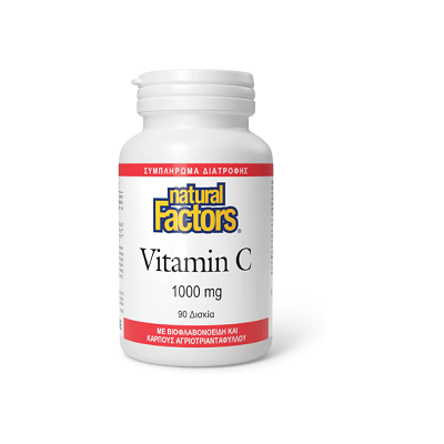 Natural Factors Βιταμίνη C 1000mg, 90 Δισκία Natural Factors Βιταμίνη C 1000mg, 90 Δισκία