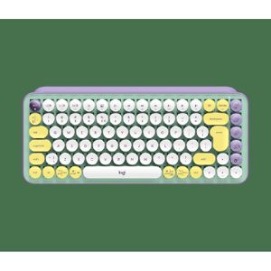 Logitech POP Keys Wireless Mechanical Emoji Keyboard Daydream Mint US Layout 920-010736