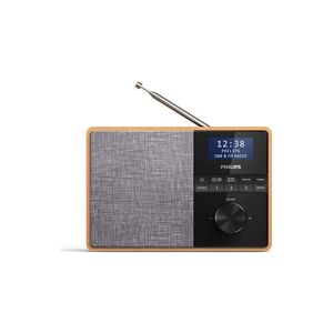Philips Επιτραπέζιο Ραδιόφωνο Ρεύματος DAB  με Bluetooth Καφέ TAR5505
