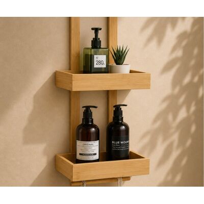 Ραφιερα Απο Ξυλο Bamboo 26x13x61cm Μονόχρωμο OEM Ραφιερα Απο Ξυλο Bamboo 26x13x61cm Μονόχρωμο OEM
