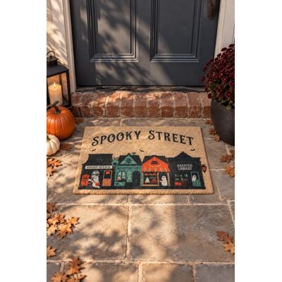 Χαλακι Εξωπορτας Spooky Street 60x40x1.5cm Μονόχρωμο OEM Χαλακι Εξωπορτας Spooky Street 60x40x1.5cm Μονόχρωμο OEM