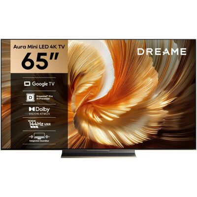 Τηλεόραση Dreame Aura Mini LED 65S100, 65", 164 εκ., 3840×2160, 4K Ultra HD, QLED, 144 Hz, Dreamind™ Pro AI, SMART, Μαύρο Τηλεόραση Dreame Aura Mini LED 65S100, 65", 164 εκ., 3840×2160, 4K Ultra HD, QLED, 144 Hz, Dreamind™ Pro AI, SMART, Μαύρο