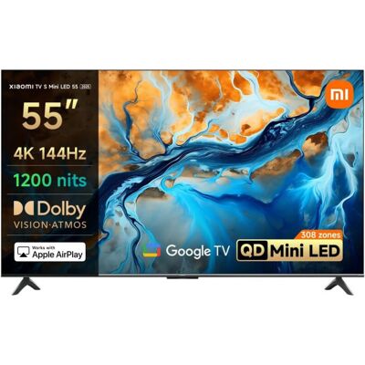 Τηλεόραση Xiaomi S Pro Mini LED 55 2026 ELA6300EU, 55'', 139 εκ., 3840x2160 UHD-4K, Κατηγορία G, Smart TV, QD-Mini LED, Bluetooth, Wi-Fi, Android, Μαύρο Τηλεόραση Xiaomi S Pro Mini LED 55 2026 ELA6300EU, 55'', 139 εκ., 3840x2160 UHD-4K, Κατηγορία G, Smart TV, QD-Mini LED, Bluetooth, Wi-Fi, Android, Μαύρο