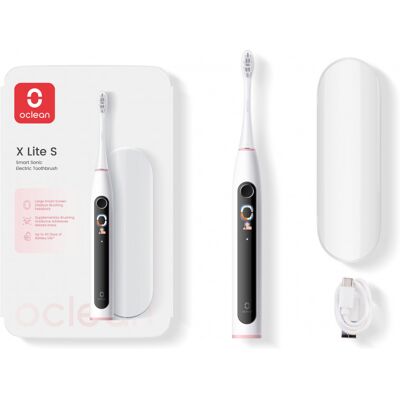 Ηλεκτρική οδοντόβουρτσα Oclean X Lite Set, 72000 στροφές ανά λεπτό, 5 λειτουργίες, Smart, Οθόνη αφής, Αυτονομία έως 40 ημέρες, Αναφορά καθαρισμένων περιοχών, +Θήκη, Ανοιχτό γκρι Ηλεκτρική οδοντόβουρτσα Oclean X Lite Set, 72000 στροφές ανά λεπτό, 5 λειτουργίες, Smart, Οθόνη αφής, Αυτονομία έως 40 ημέρες, Αναφορά καθαρισμένων περιοχών, +Θήκη, Ανοιχτό γκρι