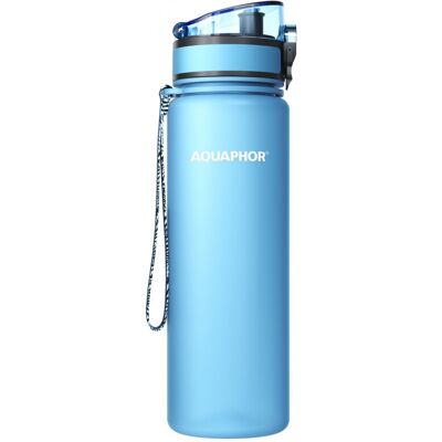Φίλτρο νερού Aquaphor City 160046, 500 ml, Tritan, Ενεργός άνθρακας, Aqualen, Κάλυμμα με κλείδωμα, Μπλε Φίλτρο νερού Aquaphor City 160046, 500 ml, Tritan, Ενεργός άνθρακας, Aqualen, Κάλυμμα με κλείδωμα, Μπλε