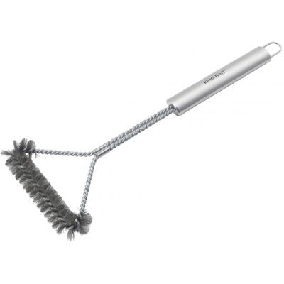 Βούρτσα καθαρισμού BBQ Kinghoff KH 1915, 41,5 cm, Εργονομική λαβή, Ατσάλινες τρίχες, Inox Βούρτσα καθαρισμού BBQ Kinghoff KH 1915, 41,5 cm, Εργονομική λαβή, Ατσάλινες τρίχες, Inox