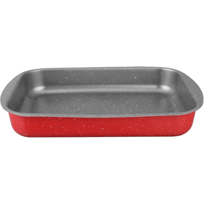 Ταψί Oliver Voltz Florence OV51222B35S, 35x24x5,5 εκ., Επίστρωση μαρμάρου, Χωρίς PFOA, Κόκκινο Ταψί Oliver Voltz Florence OV51222B35S, 35x24x5,5 εκ., Επίστρωση μαρμάρου, Χωρίς PFOA, Κόκκινο