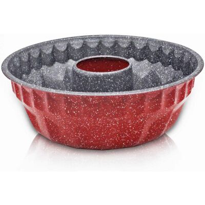 Φόρμα για κέικ Voltz V51223RE, 26,5 cm, Μαρμάρινη Επίστρωση, κόκκινο Φόρμα για κέικ Voltz V51223RE, 26,5 cm, Μαρμάρινη Επίστρωση, κόκκινο