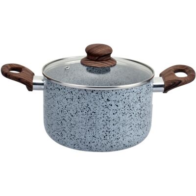 Κατσαρόλα Oliver Voltz Siena OV51318J22D, 22 cm, 4,3L, Βαθύ, μαρμάρινη επίστρωση, Επαγωγή, Χωρίς PFOA, Ανοιχτό γκρι Κατσαρόλα Oliver Voltz Siena OV51318J22D, 22 cm, 4,3L, Βαθύ, μαρμάρινη επίστρωση, Επαγωγή, Χωρίς PFOA, Ανοιχτό γκρι