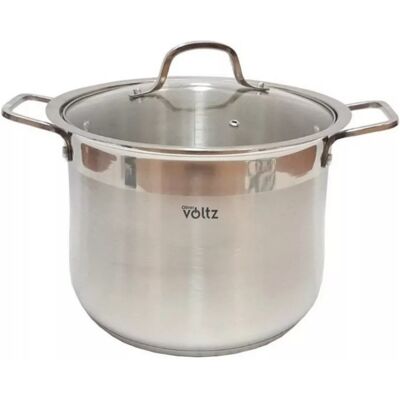 Βαθιά κατσαρόλα Oliver Voltz OV51211D24, 9 λίτρα, 24x20 εκ., Παχύ πάτο, Κατάλληλη για επαγωγικές εστίες, Ανοξείδωτο Βαθιά κατσαρόλα Oliver Voltz OV51211D24, 9 λίτρα, 24x20 εκ., Παχύ πάτο, Κατάλληλη για επαγωγικές εστίες, Ανοξείδωτο