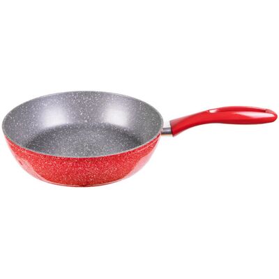 Βαθύ τηγάνι Oliver Voltz OV54419A26D, 26 cm, Μαρμάρινη επίστρωση, Επαγωγή, Κόκκινο Βαθύ τηγάνι Oliver Voltz OV54419A26D, 26 cm, Μαρμάρινη επίστρωση, Επαγωγή, Κόκκινο