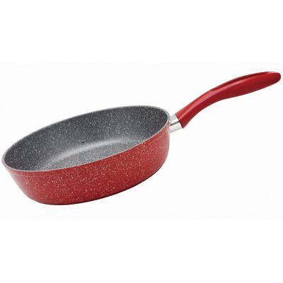 Βαθύ τηγάνι Oliver Voltz OV54419A24D, 24 cm, 4 mm, Αντικολλητική επίστρωση μαρμάρου, Επαγωγή, Κόκκινο Βαθύ τηγάνι Oliver Voltz OV54419A24D, 24 cm, 4 mm, Αντικολλητική επίστρωση μαρμάρου, Επαγωγή, Κόκκινο