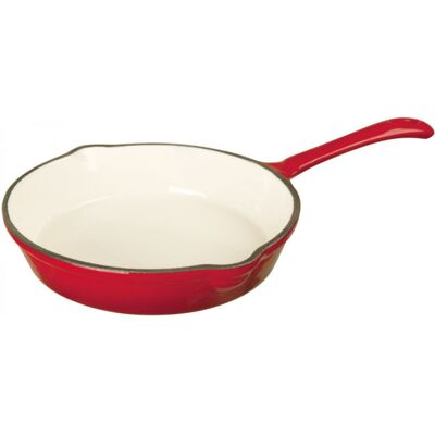 Τηγάνι από Χυτοσίδηρο με Λαβή Kinghoff KH 2261, 21 cm, Εμαγιέ, Κατάλληλο για φούρνο, Κόκκινο Τηγάνι από Χυτοσίδηρο με Λαβή Kinghoff KH 2261, 21 cm, Εμαγιέ, Κατάλληλο για φούρνο, Κόκκινο
