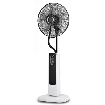 Ανεμιστήρας ομίχλης νερού Elite EFM-1341WR, 60 W, 2 l, 3 ταχύτητες, 3 λειτουργίες, ταλάντωση, χρονοδιακόπτης, τηλεχειριστήριο, Λευκό/μαύρο Ανεμιστήρας ομίχλης νερού Elite EFM-1341WR, 60 W, 2 l, 3 ταχύτητες, 3 λειτουργίες, ταλάντωση, χρονοδιακόπτης, τηλεχειριστήριο, Λευκό/μαύρο