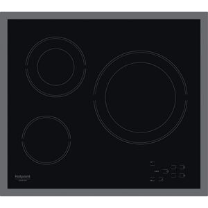 Κεραμική ενσωματωμένη εστία Hotpoint-Ariston HR 603X/1, 4500W, 4 ζώνες, 9 επίπεδα, χρονοδιακόπτης, μαύρο Κεραμική ενσωματωμένη εστία Hotpoint-Ariston HR 603X/1, 4500W, 4 ζώνες, 9 επίπεδα, χρονοδιακόπτης, μαύρο