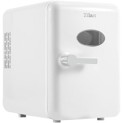 Φορητό μίνι ψυγείο Zilan ZLN1153, 36 W, 4 λίτρα, 6 κουτάκια, Ψύξη/θέρμανση, 10-75 °C, 240/12 V, Λευκό Φορητό μίνι ψυγείο Zilan ZLN1153, 36 W, 4 λίτρα, 6 κουτάκια, Ψύξη/θέρμανση, 10-75 °C, 240/12 V, Λευκό