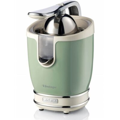Πρέσα εσπεριδοειδών Ariete VINTAGE JUICER 0413/04, 85W, Μεταλλικό σώμα, Αθόρυβη λειτουργία, 2 εξαρτήματα, Πράσινο Πρέσα εσπεριδοειδών Ariete VINTAGE JUICER 0413/04, 85W, Μεταλλικό σώμα, Αθόρυβη λειτουργία, 2 εξαρτήματα, Πράσινο