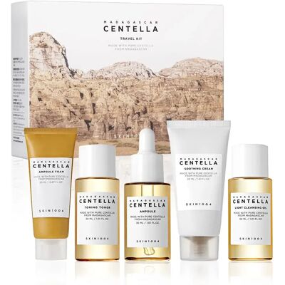 SKIN 1004 - Madagascar Centella Travel Kit - Σετ 5 mini προϊόντων για καταπράυνση SKIN 1004 - Madagascar Centella Travel Kit - Σετ 5 mini προϊόντων για καταπράυνση