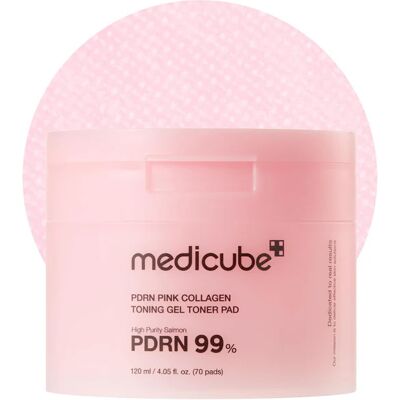medicube PDRN Pink Collagen Toning Gel Toner Pad - Επιθέματα εντατικής ενυδάτωση, σύσφιξης & λάμψης medicube PDRN Pink Collagen Toning Gel Toner Pad - Επιθέματα εντατικής ενυδάτωση, σύσφιξης & λάμψης